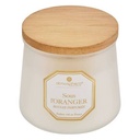 VELA DE CRISTAL NARANJA ELISA 200G 211625D