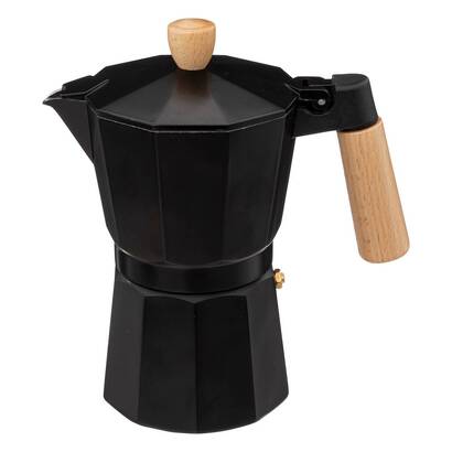 [271827] CAFETERA LUCA NEGRO MADERA 6 TAZAS 194155