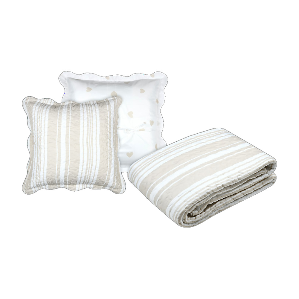 COLCHA BOUTIS ALBANE NATURAL 240X220 CM CE273001