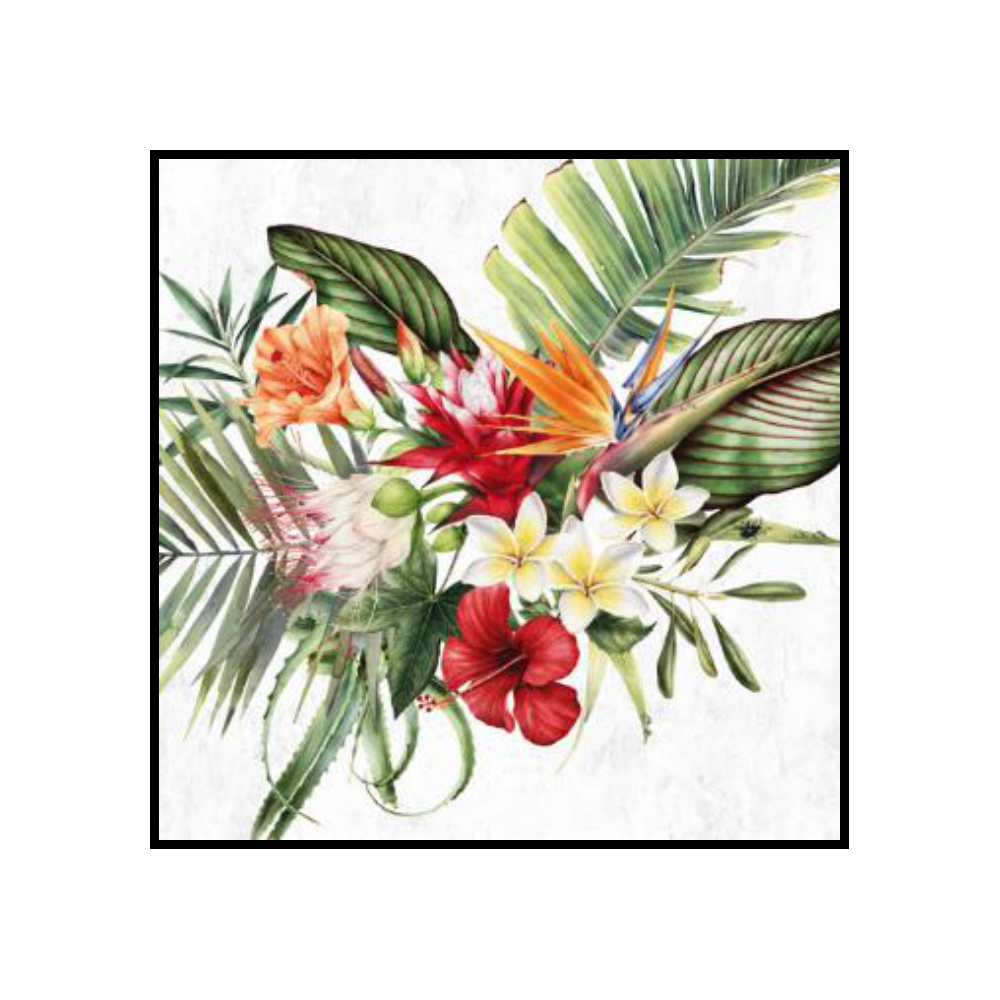 SERVILLETAS 33CM PARFUM DE PARADIS BLANCO 340032