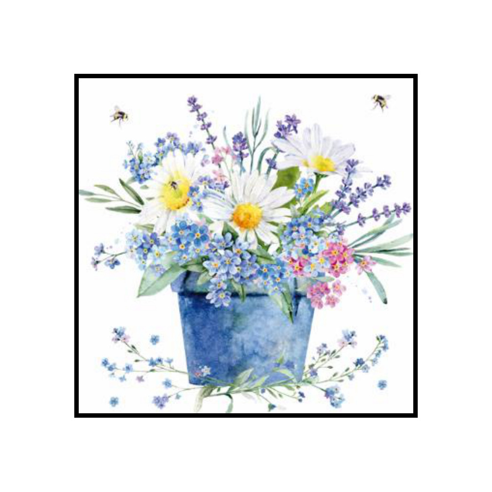 [276682] SERVILLETAS 33CM DISEÑO FLORES LOS CAMPOS 344456