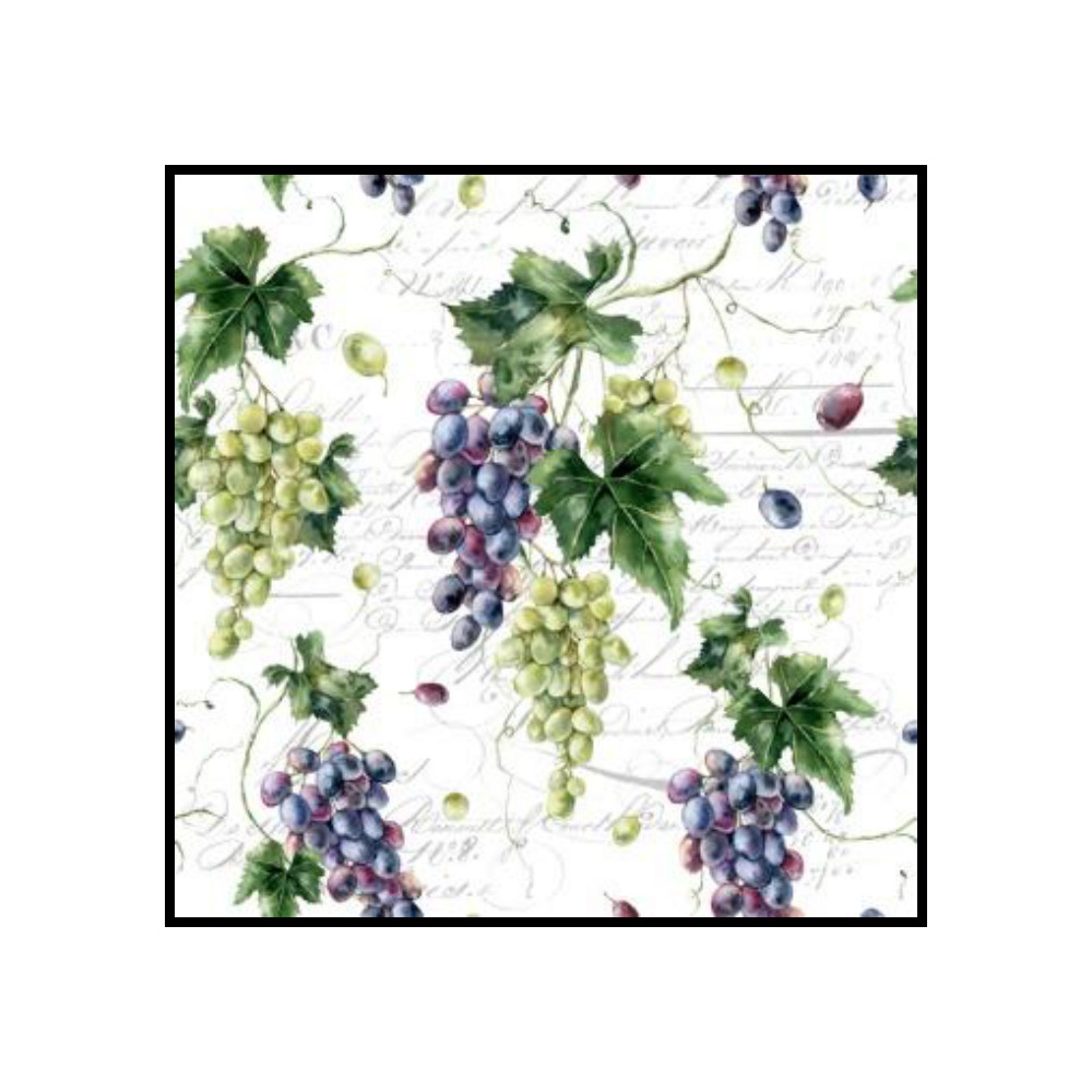 [276693] SERVILLETAS VIGNES & FEUILLES 33CM 344665