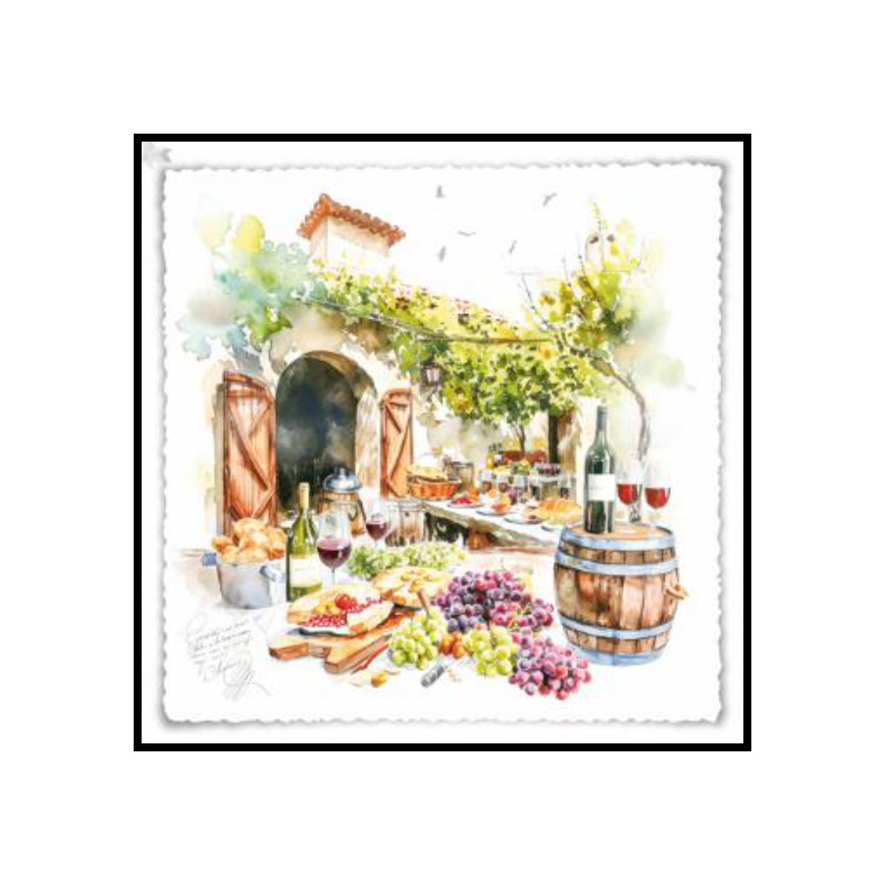 [276695] SERVILLETAS 33CM VINEYARD TASTING 344666