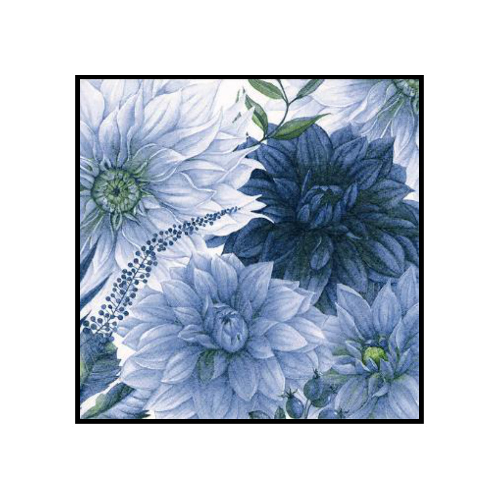 [276665] SERVILLETAS 33CM DISEÑO CLAUDETTE AZUL 341352