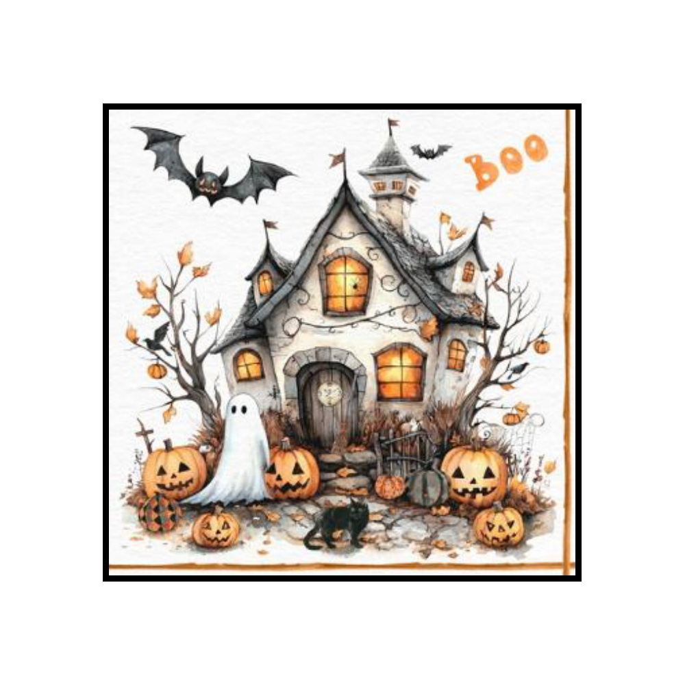 [276668] SERVILLETAS 33CM DISEÑO BOO 342048