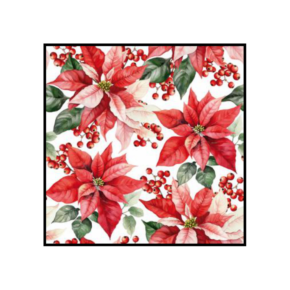 [276653] SERVILLETAS 24CM NAVIDAD JULESTJERNE BLANCO 214576