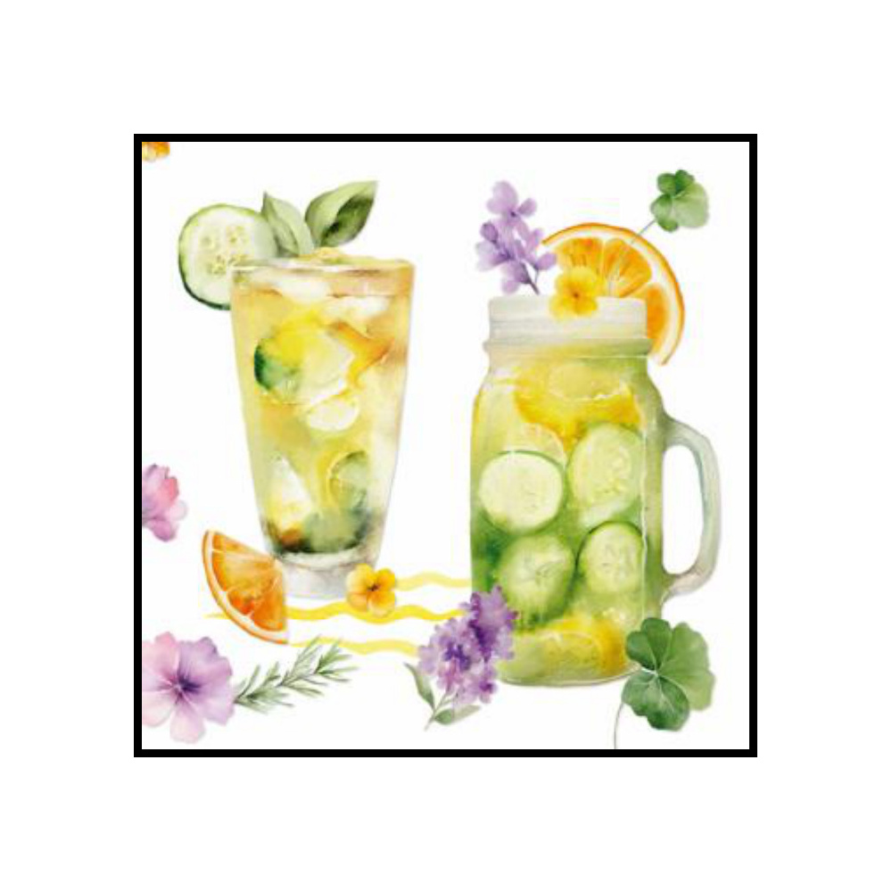 [276698] SERVILLETAS 33CM DISEÑO LIMONADA 344806