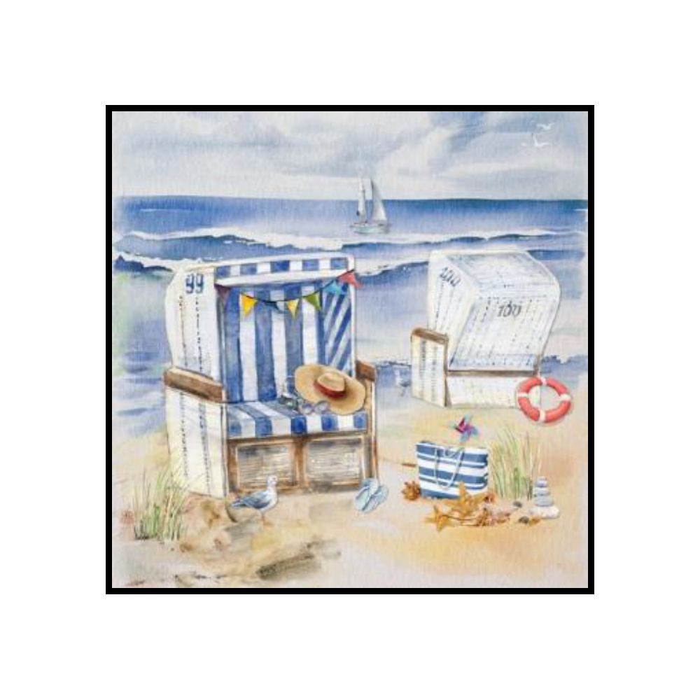 [276723] SERVILLETAS 33CM DISEÑO SILLA DE PLAYA 370017