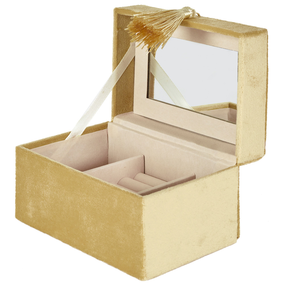 CAJA DE JOYAS DE TERCIOPELO 14CM HD0218