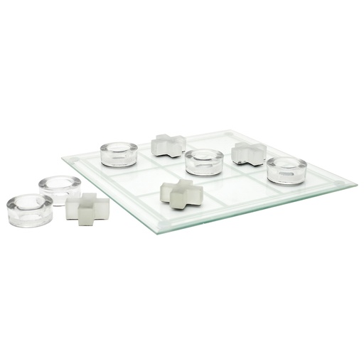 [277981] JUEGO TIC TAC TOE DE VIDRIO MG3476