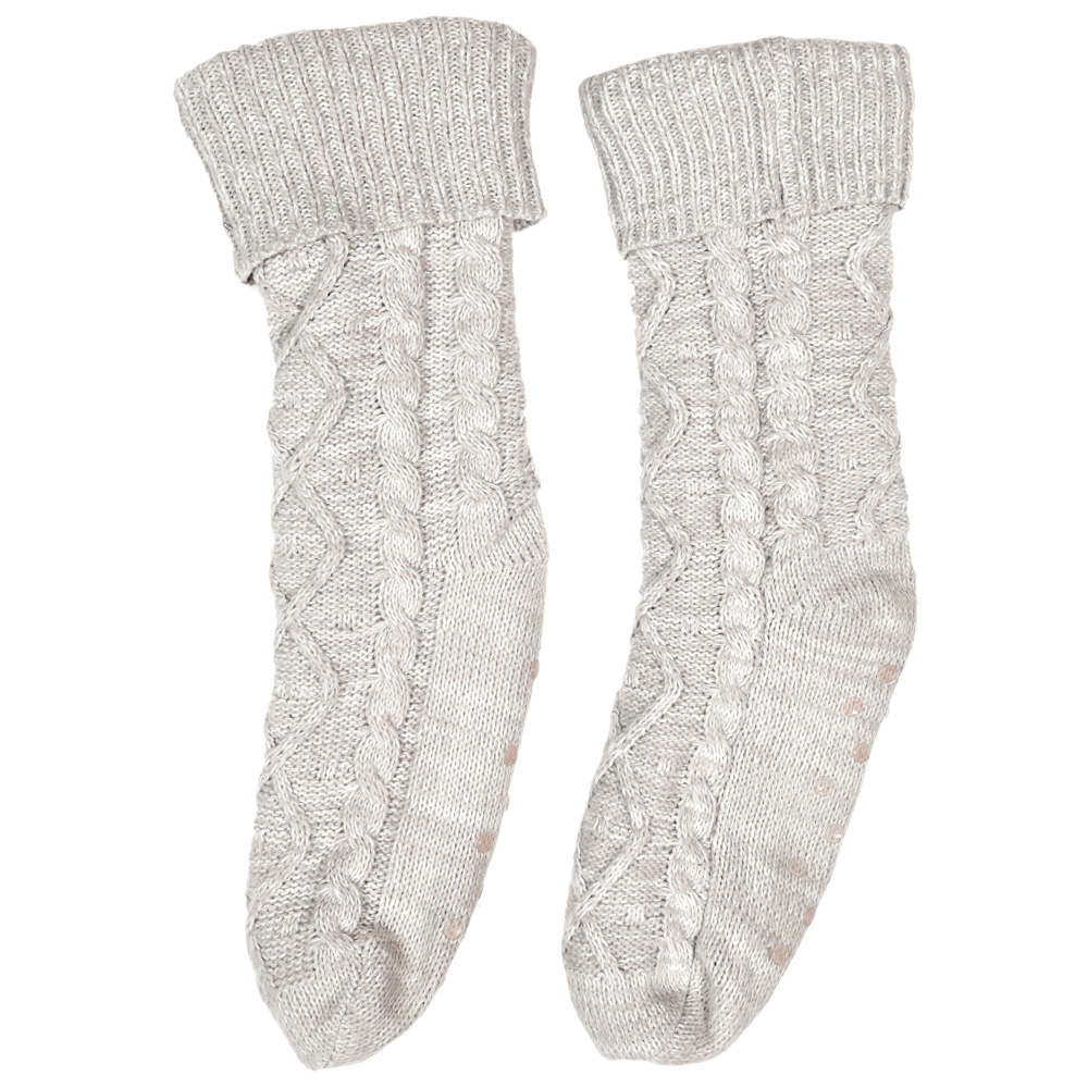 [278063] CALCETINES GRIS TRENZADO INTERIOR SHERPA PA0009