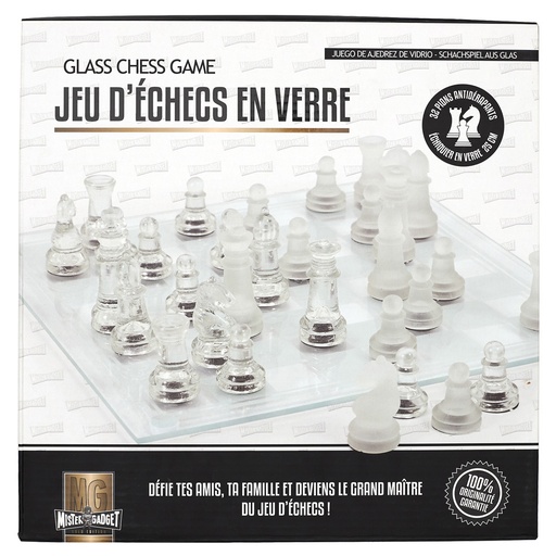 [277955] JUEGO DE AJEDREZ DE VIDRIO MG3328