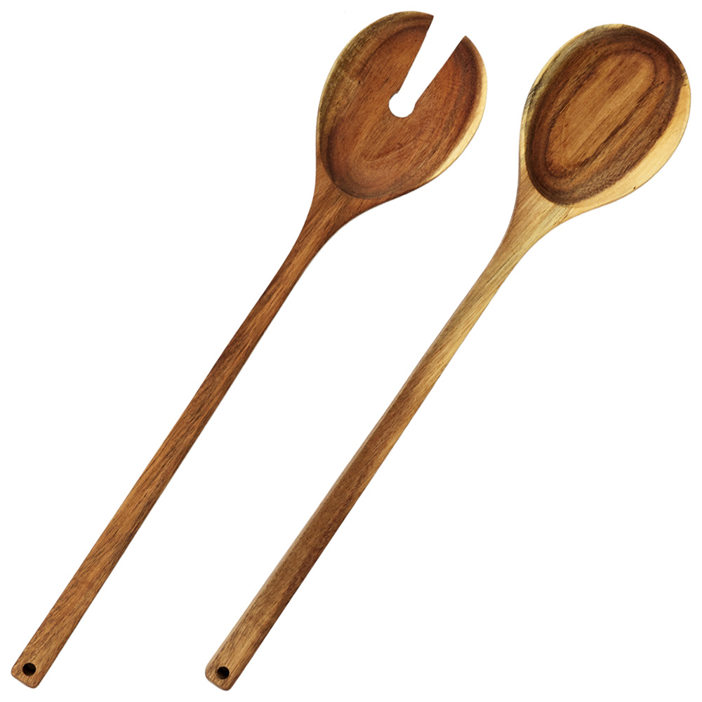 [278185] CUCHARAS PARA SERVIR DE MADERA DE ACACIA KA5091