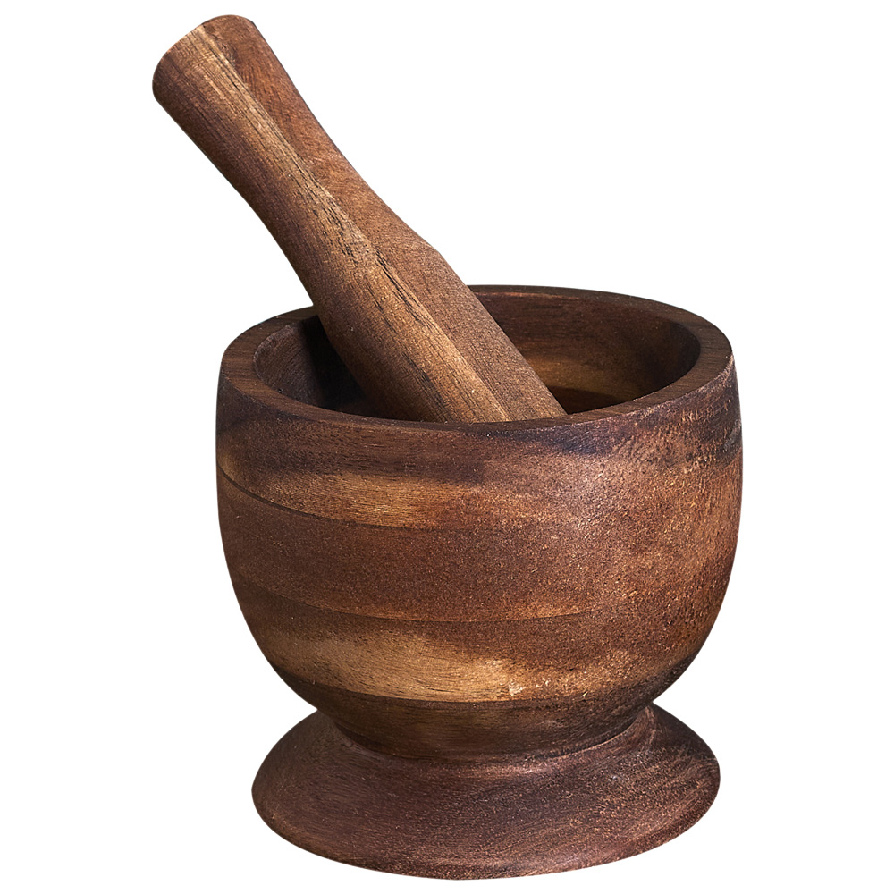 MORTERO Y MAJA ACACIA D12CM KA6332