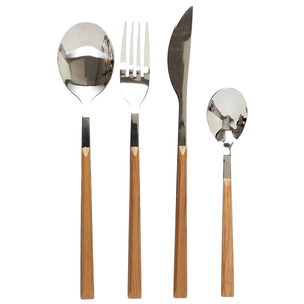 [278215] ARTICULO HOGAR EFECTO MADERA SET DE 16 KA5991