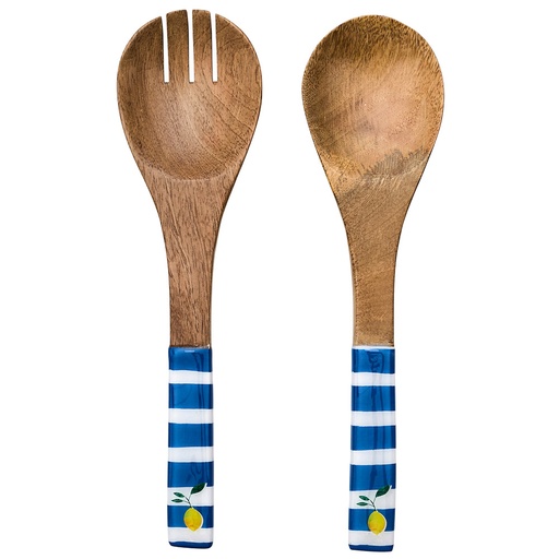 [278080] CUBIERTOS ENSALADA MANGO AZUL DOLCE VITA M8 KA0816