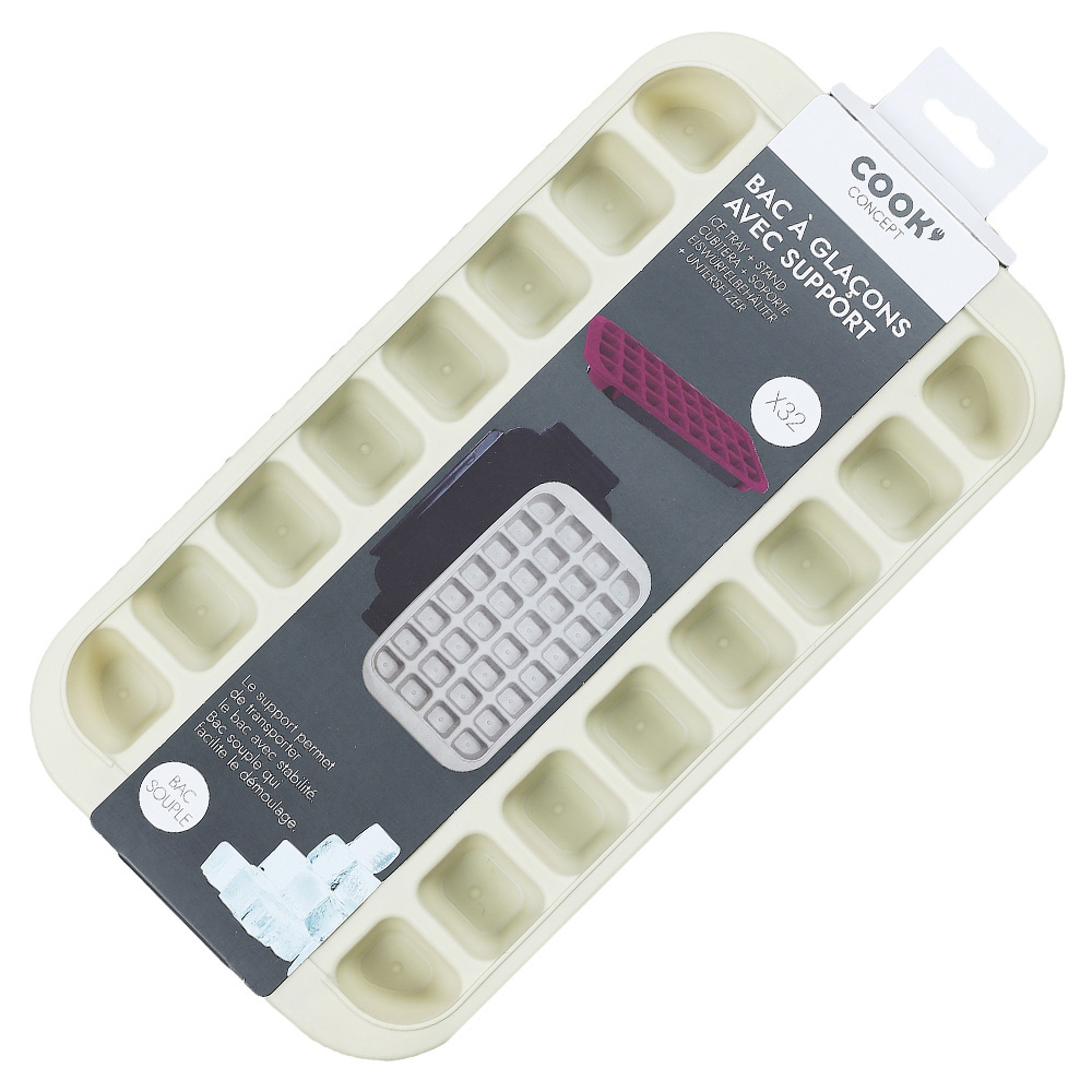 BANDEJA PARA HIELO 32 CAVIDADES Y SOPORTE KV7185