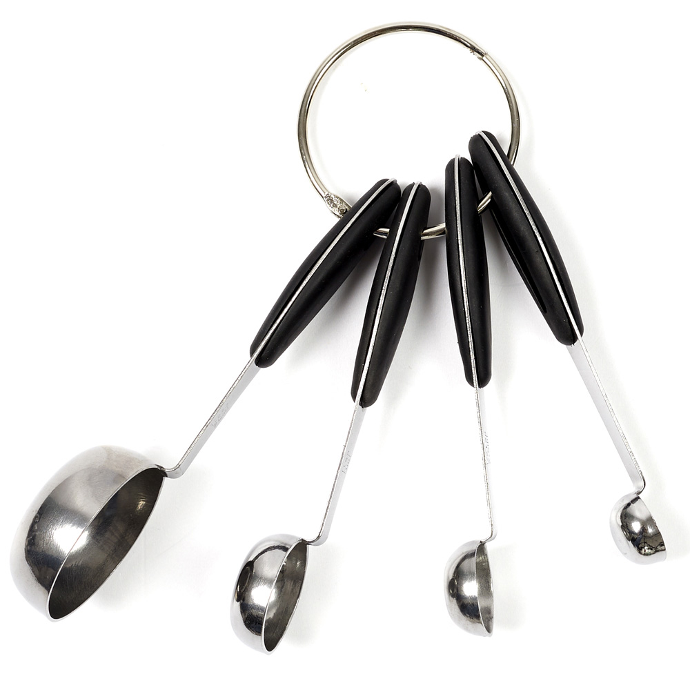 [278218] CUCHARA MEDIDORA ACERO INOXIDABLE JUEGO 4 KP5623