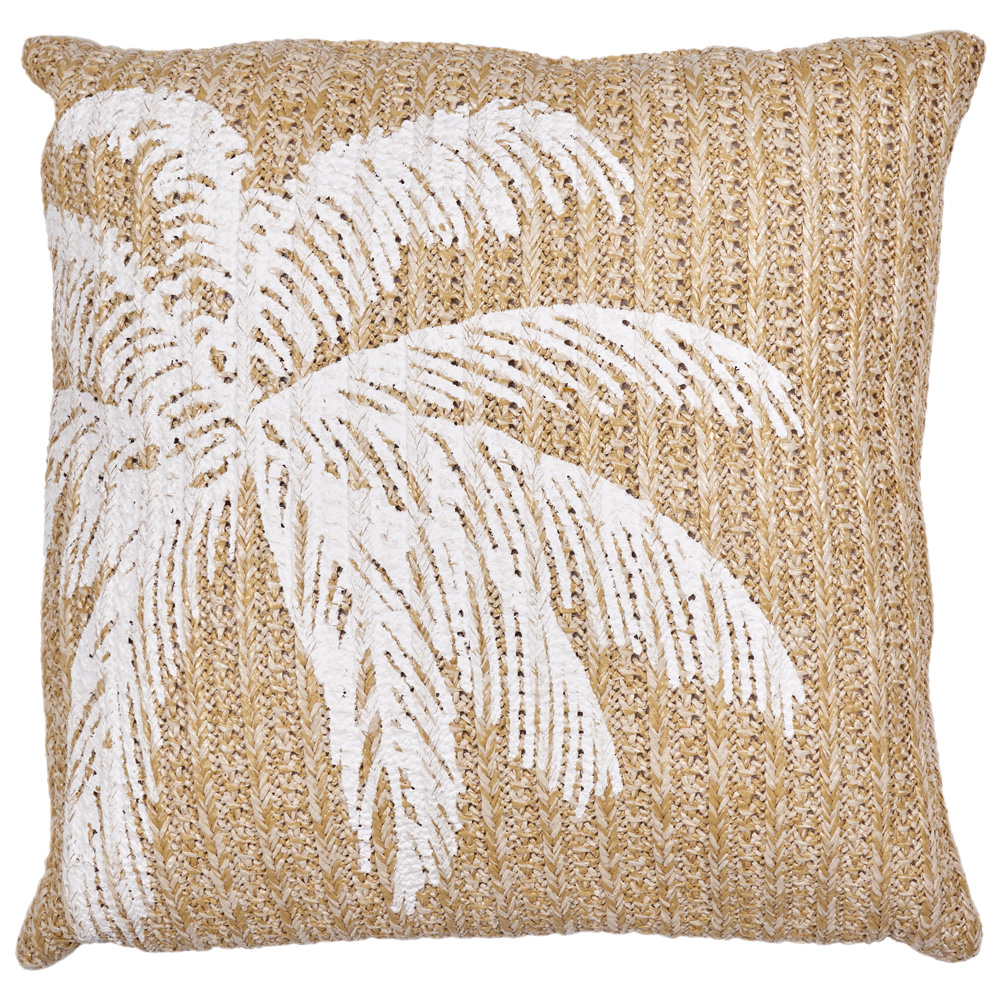 [278280] COJIN PALMERA DE RAFIA 40X40CM M6 TX0294