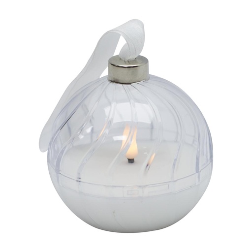 [279621] ESFERA DECORATIVA LED BATERIA 9X9X8 200-9100558B