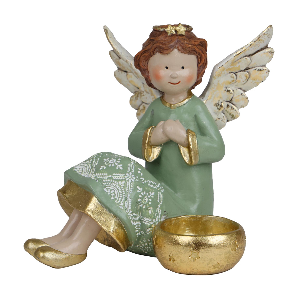 PORTAVELAS DISEÑO ÁNGEL 16X14 100-0400491