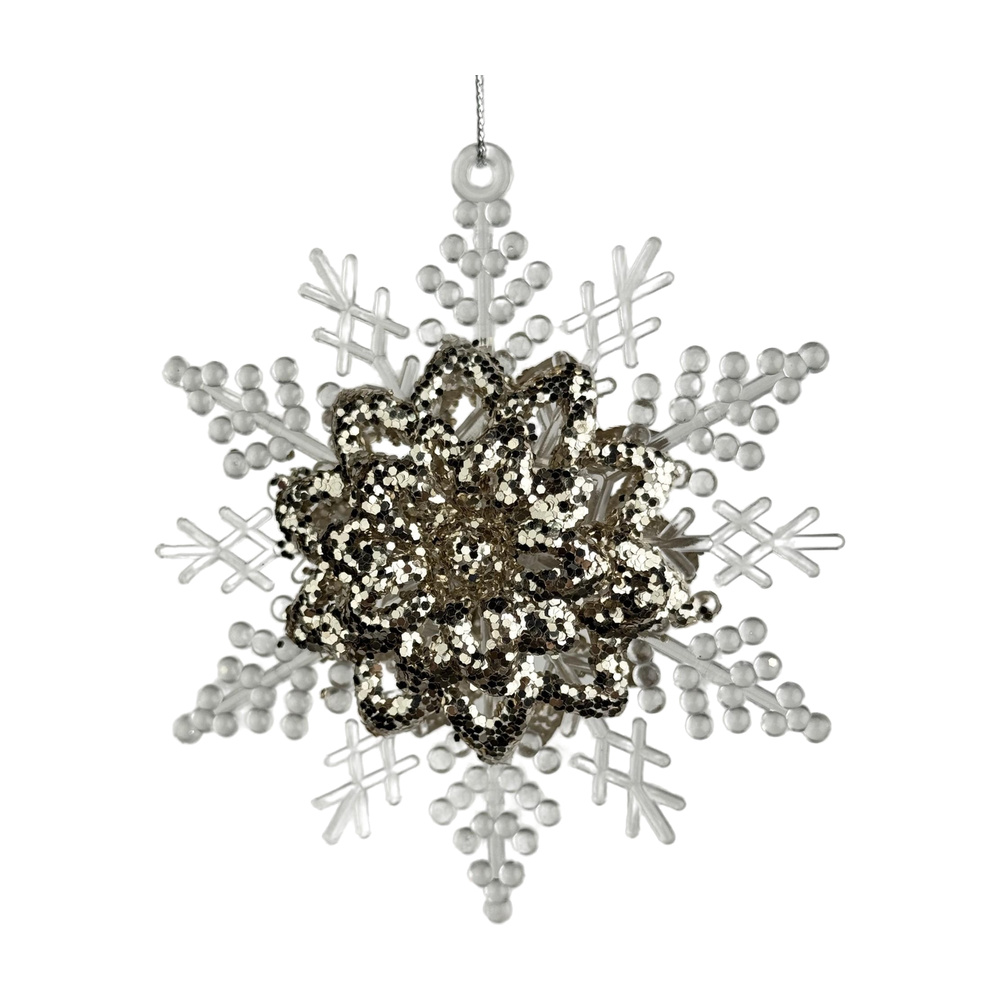ADORNO DE COPO DE NIEVE NAVIDEÑO 0701063