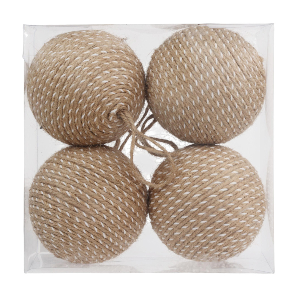 JUEGO DE BOLAS DE NAVIDAD 4 PIEZAS 130-2800069