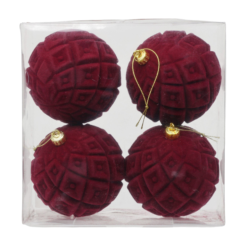 JUEGO DE 4 BOLAS COLGANTES PEQUEÑAS 130-3200038
