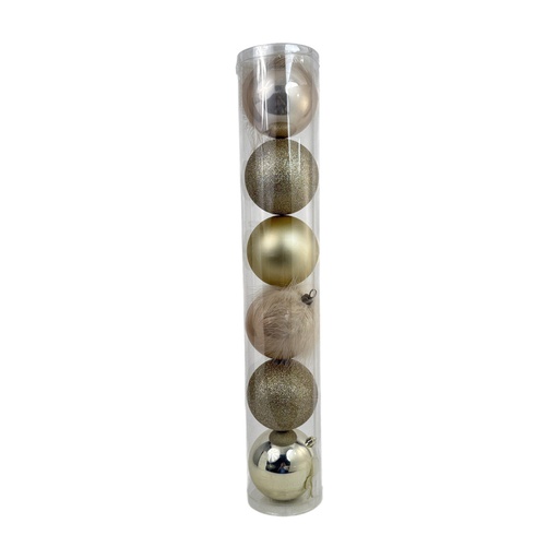[278554] JUEGO DE BOLAS 10CM 6 PIEZAS TUBO 130-9502740