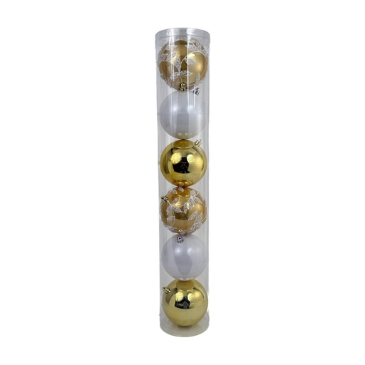 [278555] JUEGO DE BOLAS 10CM 6 PIEZAS TUBO 130-9502764