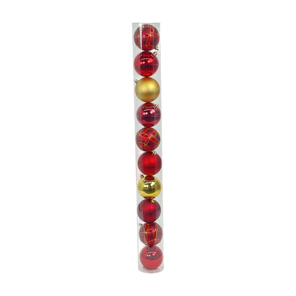 JUEGO DE BOLAS 8CM 10 PIEZAS EN TUBO 130-9502775