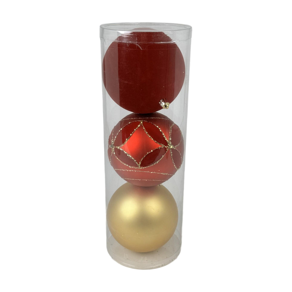 JUEGO DE BOLAS 12CM 3 PIEZAS EN TUBO 130-9502816