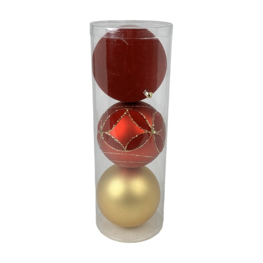 [278559] JUEGO DE BOLAS 12CM 3 PIEZAS EN TUBO 130-9502816