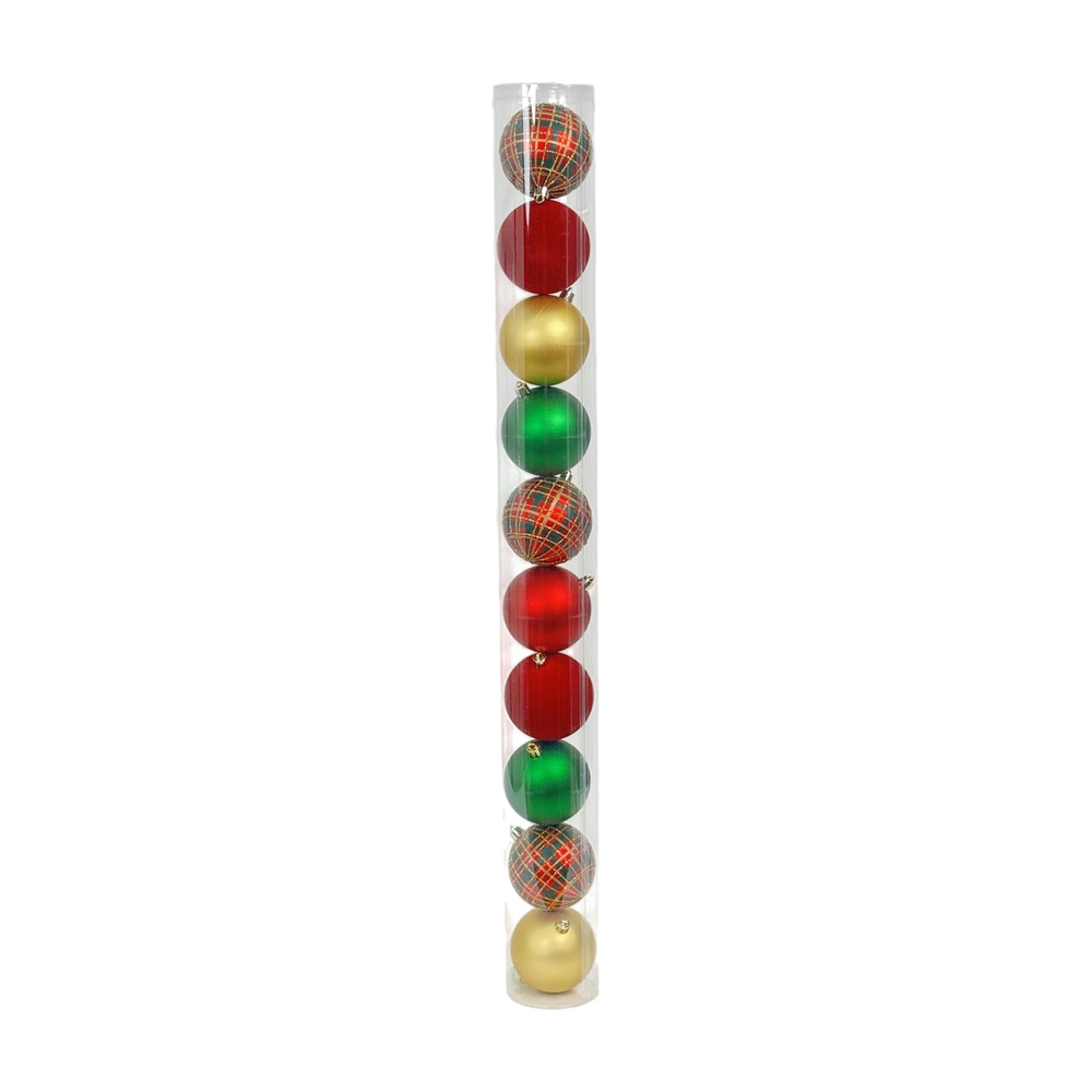JUEGO DE BOLAS 8CM 10 PIEZAS EN TUBO 130-9502839