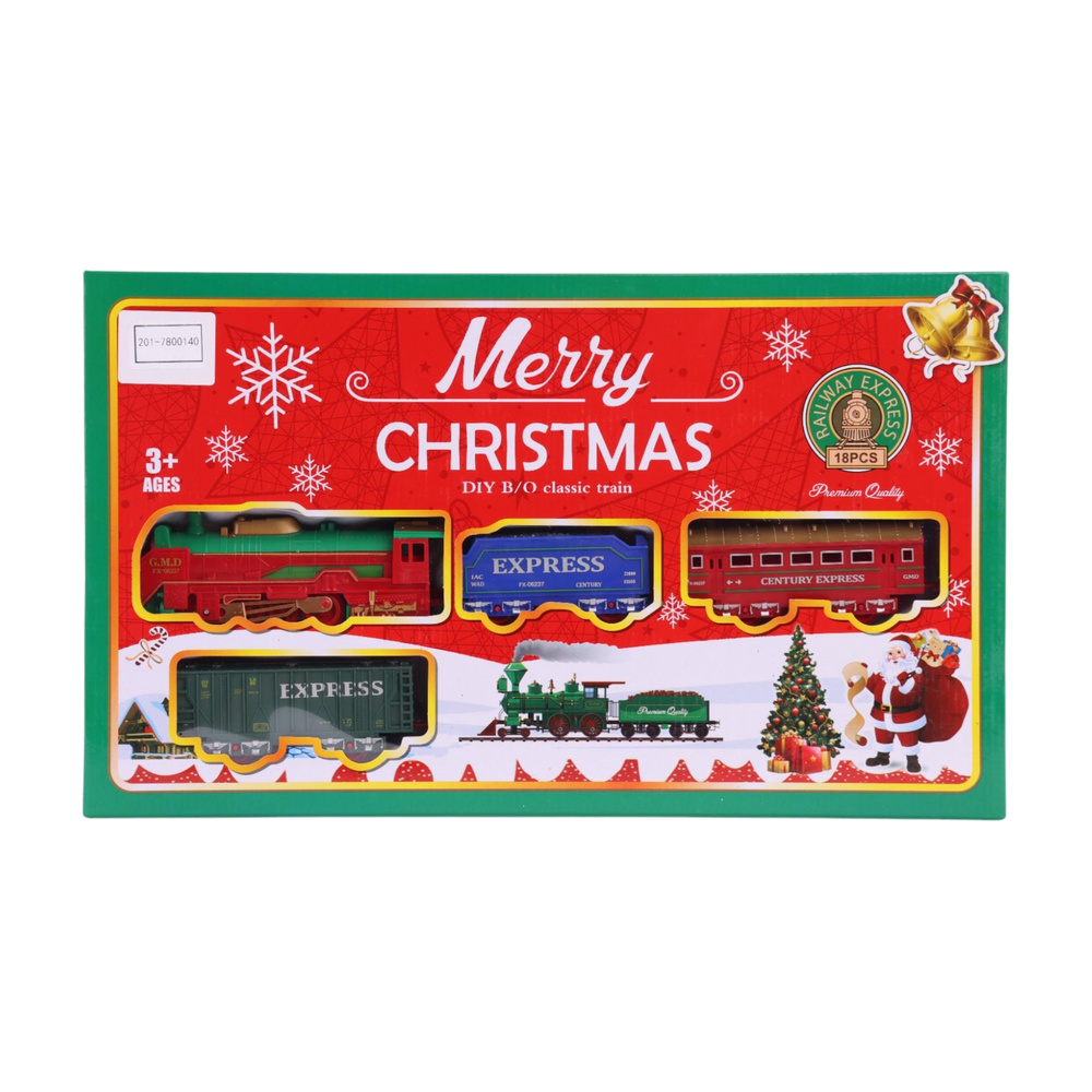 JUEGO TREN DECORATIVO LUZ BATERIA 201-7800140B