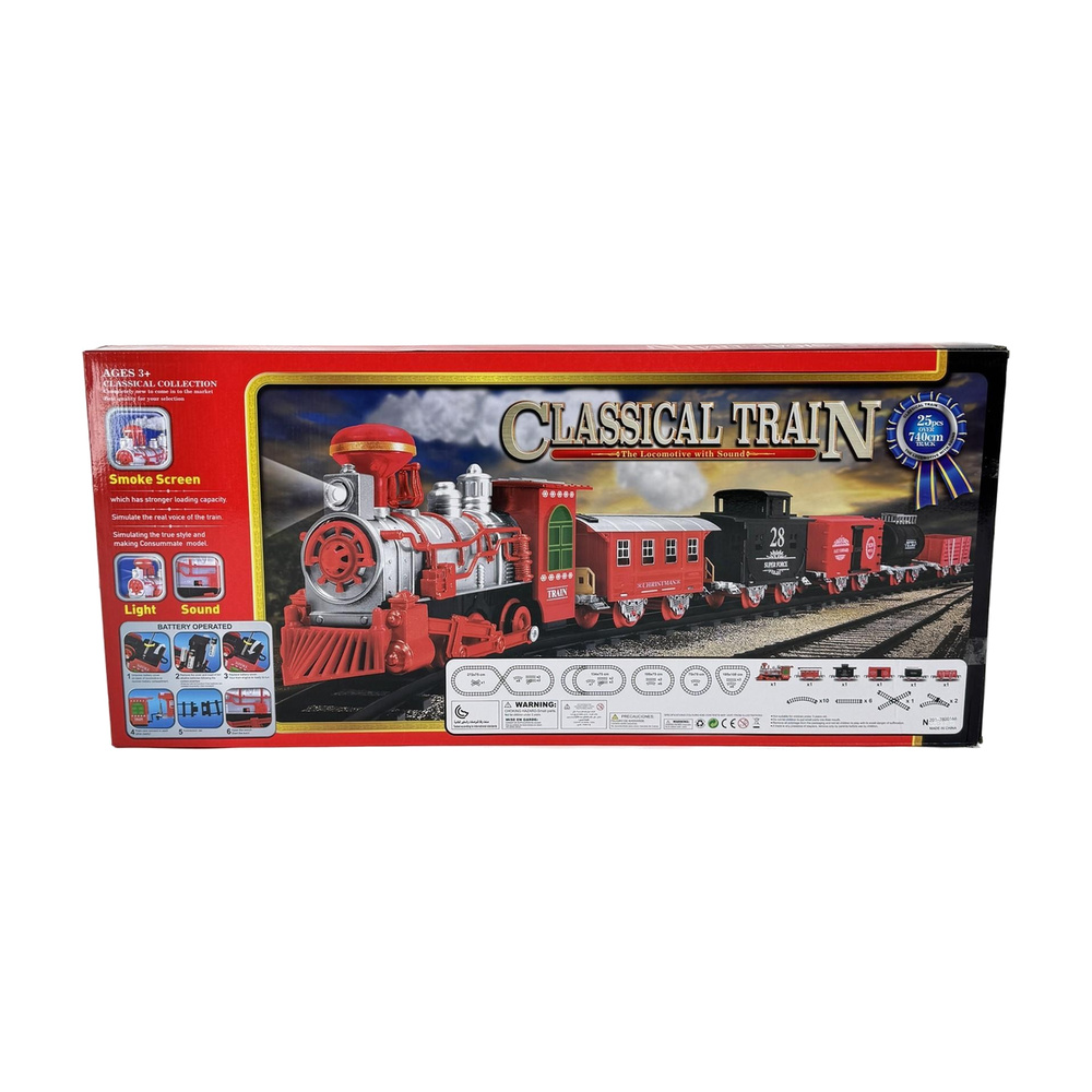 JUEGO TREN NAVIDEÑO CON LUZ Y MUSICA 201-7800166B