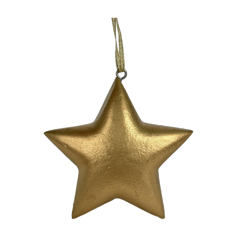 ESTRELLA COLGANTE DE MADERA SET DE 8 202-4900066