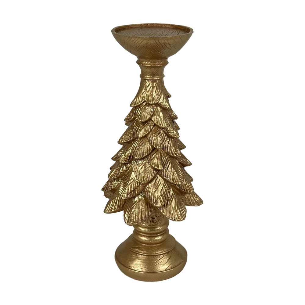 PORTAVELAS DE RESINA 26CM 13X1 202-4900125
