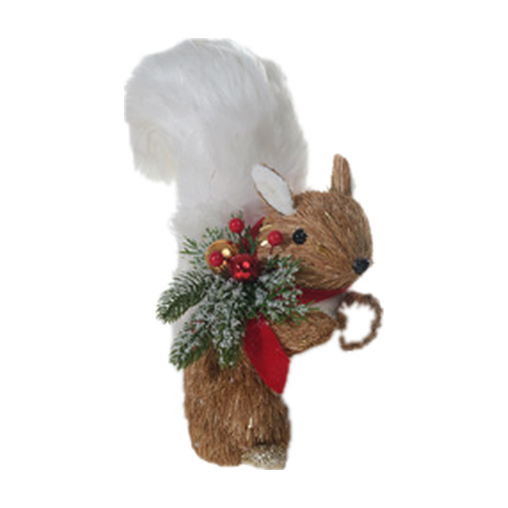 FIGURA ARDILLA ROJO 22X13X27CM 831-D186-2620