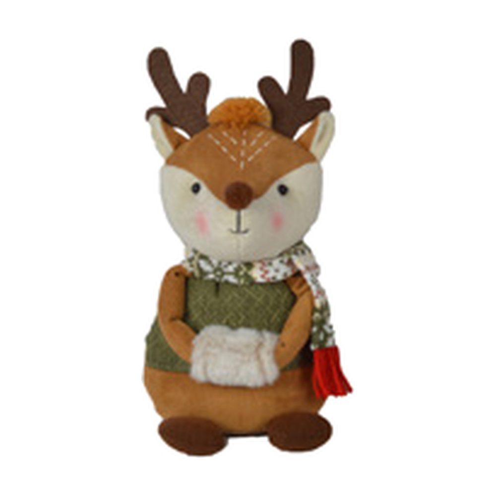 FIGURA RENO SENTADO 13X26X10CM 831-CS010-2604