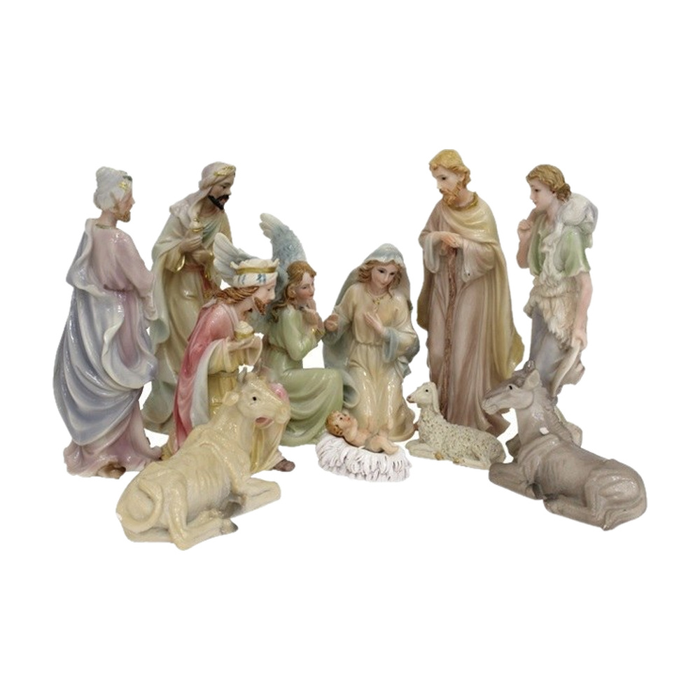 NACIMIENTO 11 PIEZAS 20CM CREMA 831-2771-10237L