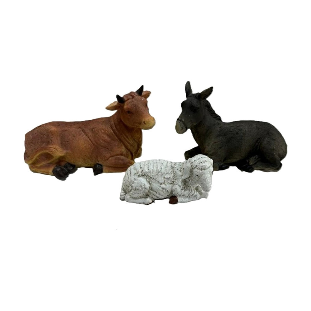 FIGURA VACA MULA OVEJA 13.5X13CM 831-P005-2519