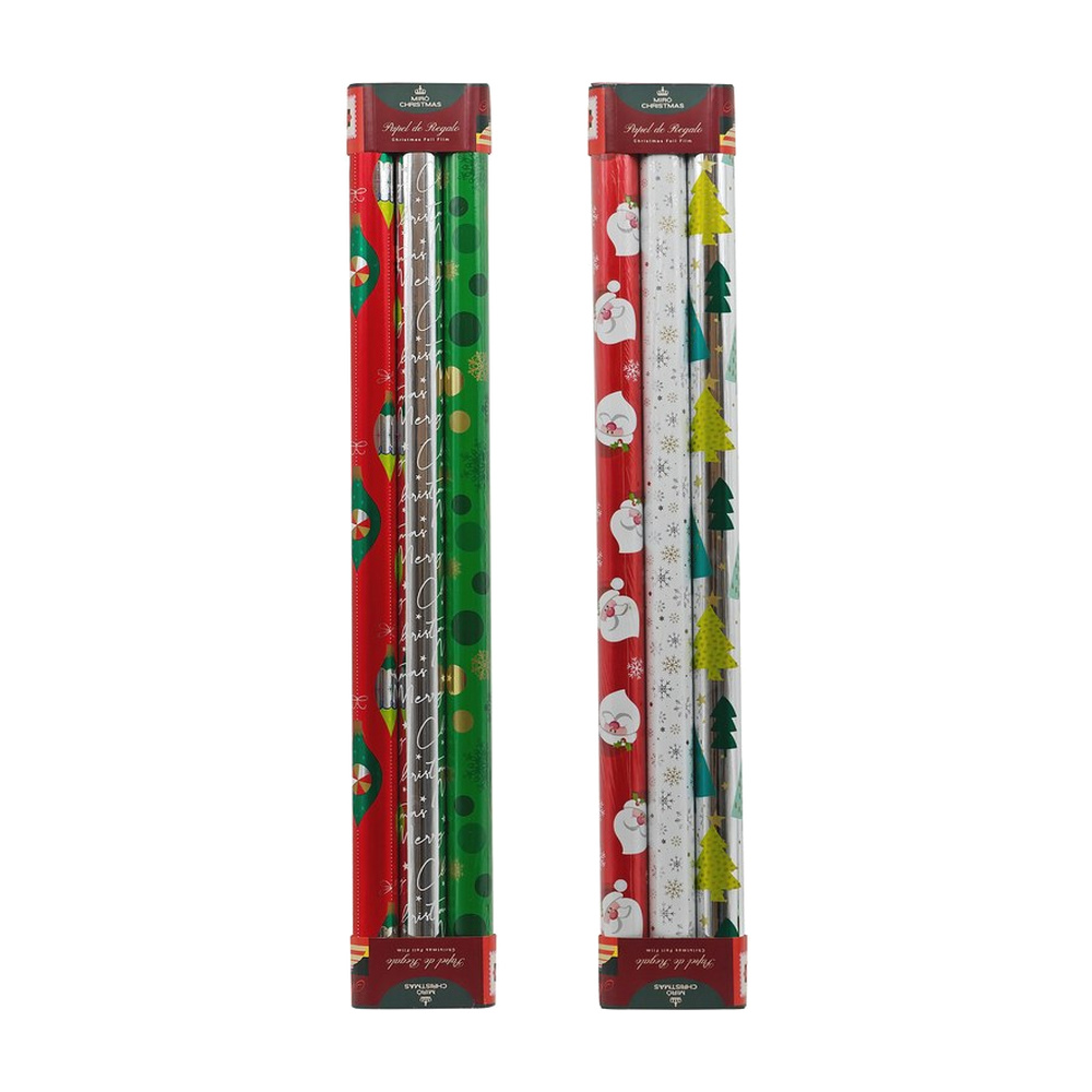 JUEGO 3 PAPELES REGALO 70X200CM 831-D049-2410