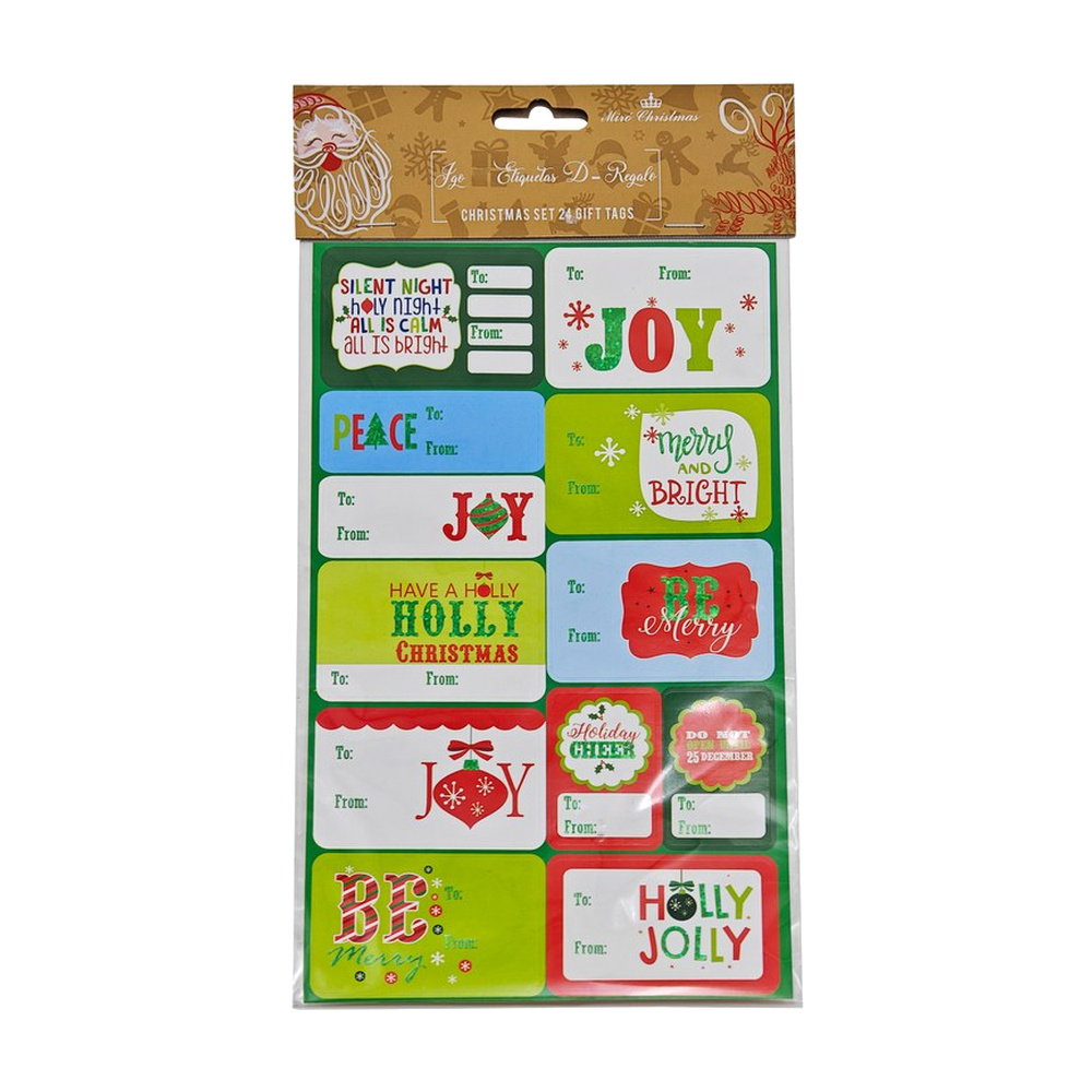 JUEGO ETIQUETAS 14.7X24.4CM 831-D049-2565-B