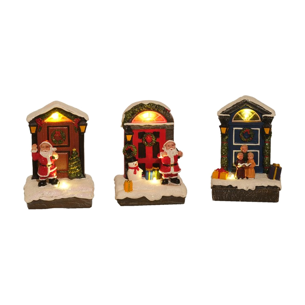 FIGURA LED SANTA 9.5X13X6.5CM A 831-MX2472-2510