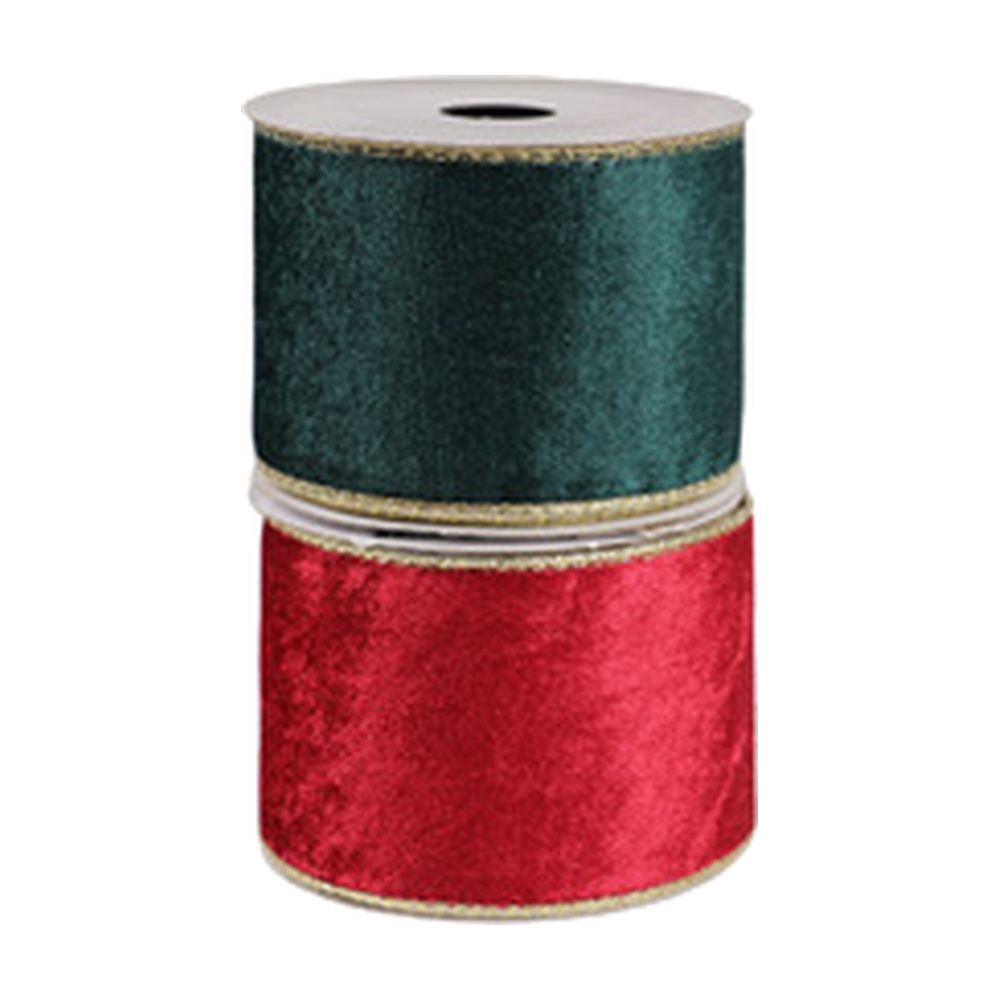 CINTA NAVIDEÑA 6CM 10YDS ROJO-VERDE 831-R002-2631