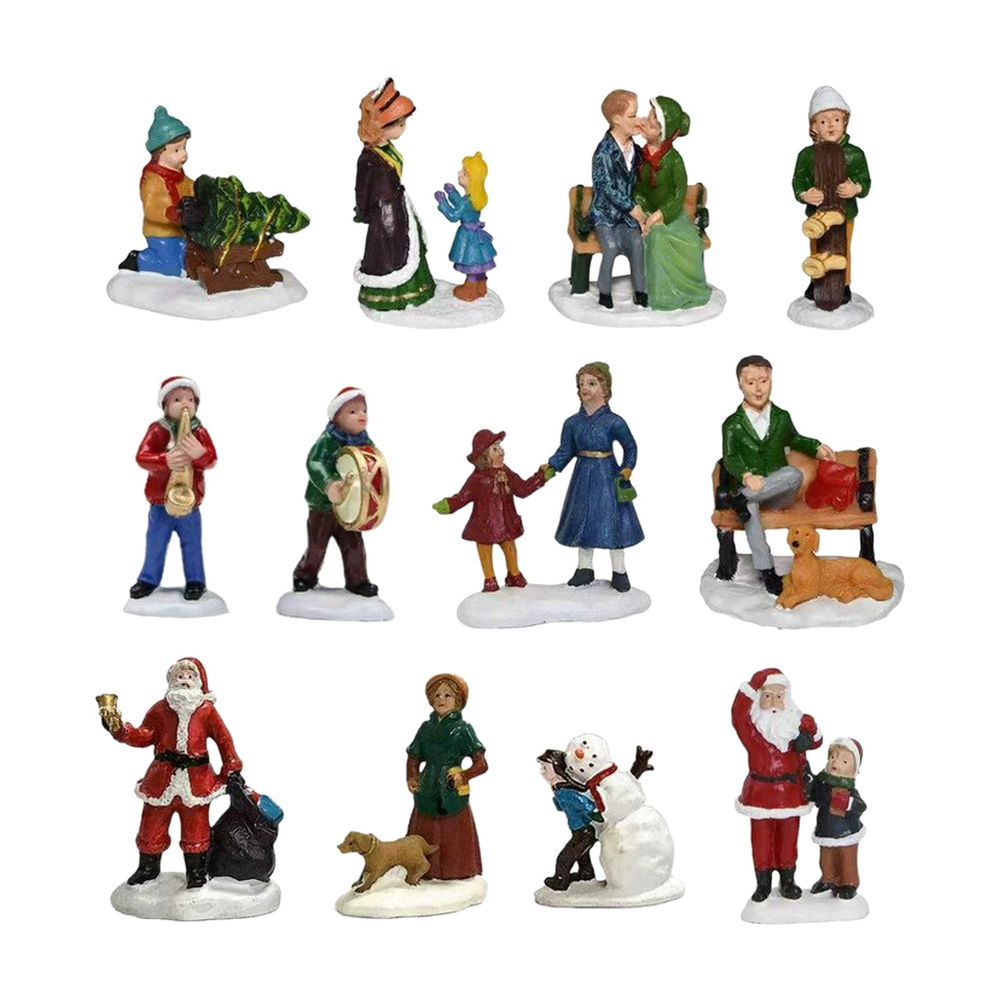 JUEGO 12 PIEZAS FIGURAS 5X3X9CM 831-D199-2617