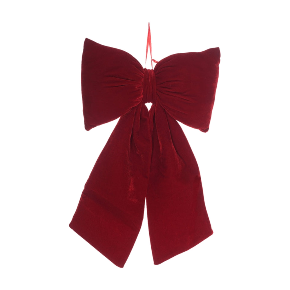 LAZO NAVIDEÑO TERCIOPELO 50X32CM 831-D184-26201DR