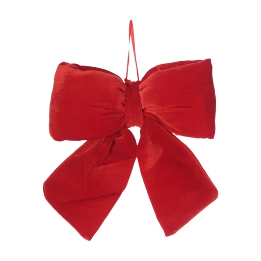 [281922] LAZO NAVIDEÑO 25X20CM TERCIOPELO 831-D184-2618R
