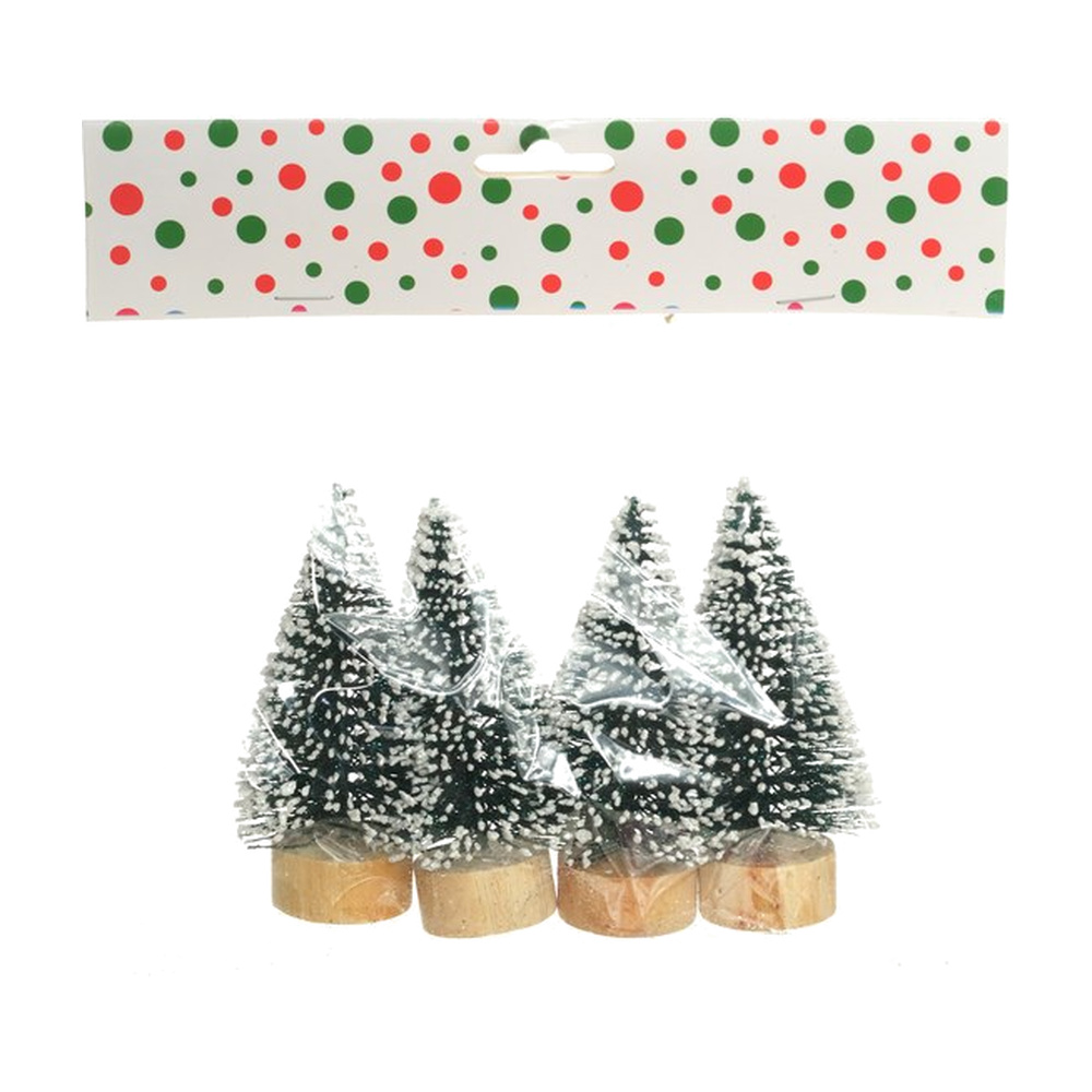 JUEGO 4 ADORNOS ARBOL 10CM 831-XMTX349-2691GR